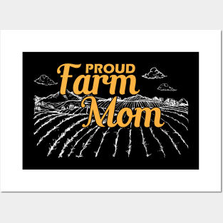 Proud farm mom Posters and Art